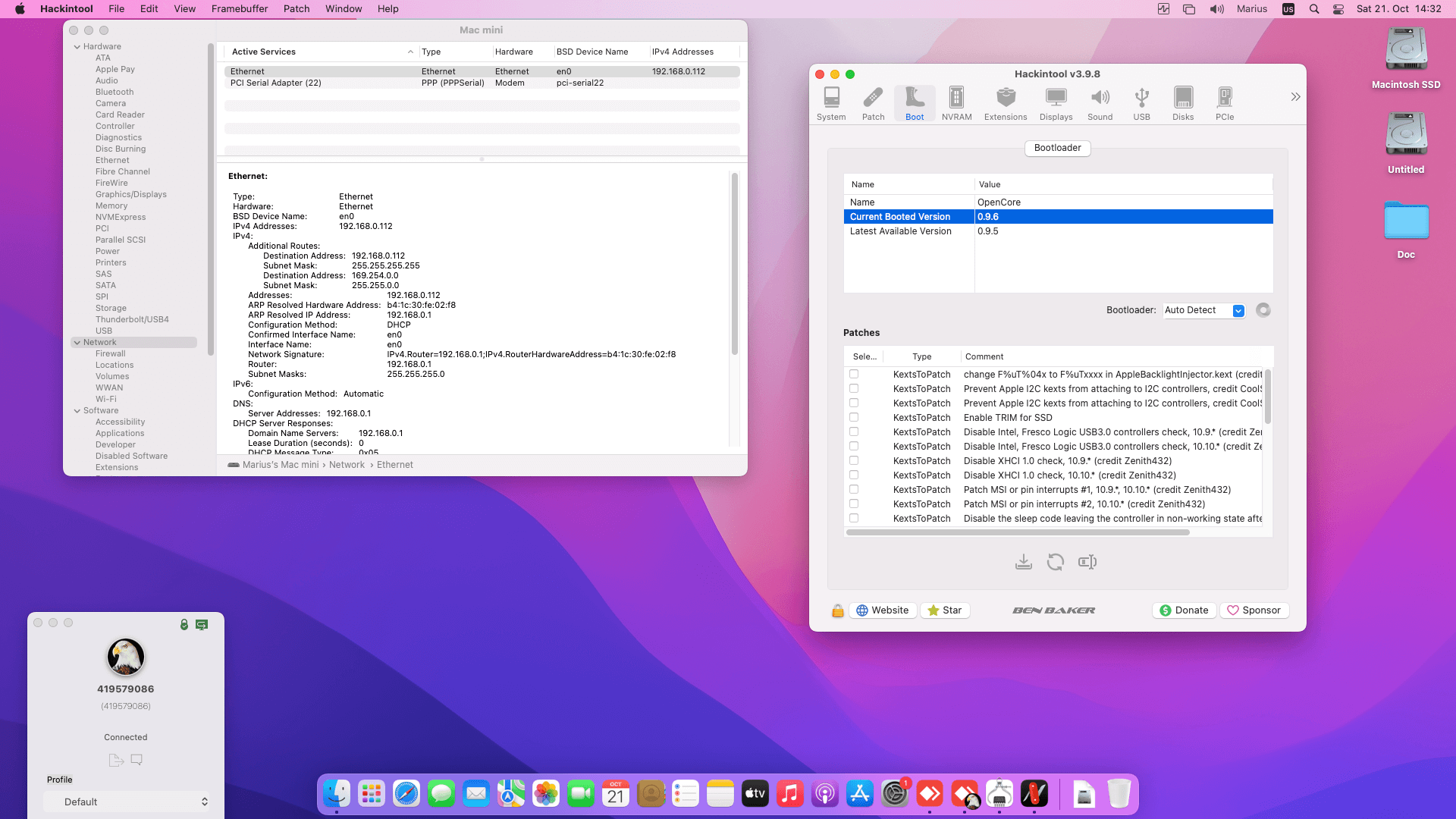 HP EliteDesk 800 G3 Mini [SkyLake + Intel HD 530]   OpenCore 1